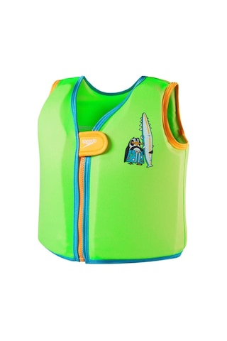 Speedo Printed Float Batmaz Çocuk Can Yeleği Yeşil
