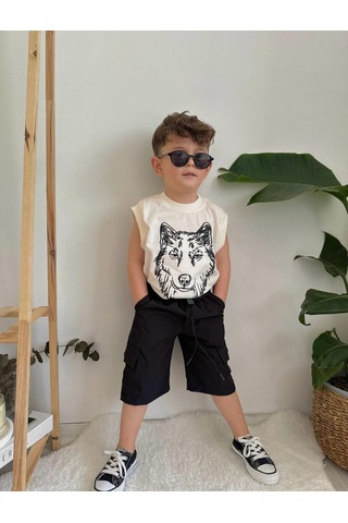 Minaz Baby Siyah Erkek Çocuk Takım Siyah