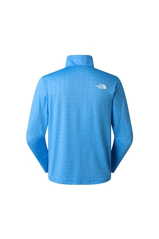 The North Face M 24/7 Pentadome Embossed 1/4 Zıp Tee Erkek Outdoor Tişörtü Nf0a8g88h0f1 Mavi