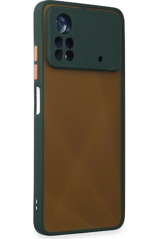 Cosmotex Newface Xiaomi Poco X4 Pro 5g Kılıf Montreal Silikon Kapak - Yeşil