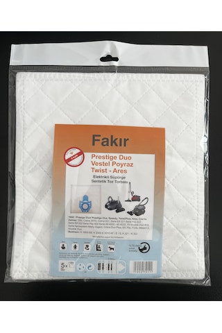 Fakır Prestige Duo Vestel Uyumlu Poyraz Twist-ares Süpürge Torbası