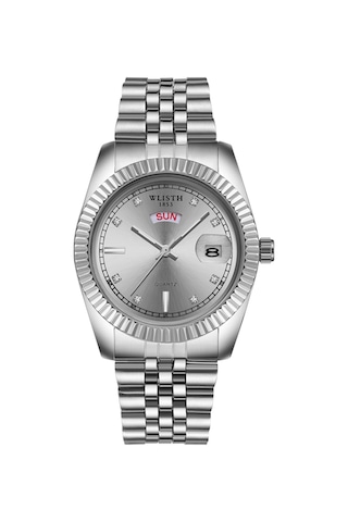 Leezsing Wlısth S525 Erkek Kol Saati - Klasik Ticari Stili, Çelik Kayış, Kuvars Hareket, 30m Su Geçirmez, Çok Fonksiyonlu Moda Saat Çok Renkli