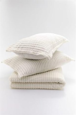 Merinos Modern Line 3 Parça Çift Kişilik Battaniye Seti Kemik