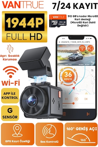 Vantrue Element 1 Lite Araç İçi Kamera