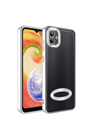 Samsung Galaxy A04 Uyumlu Logo Gösteren Kamera Korumalı Renkli Tasarım Kılıf