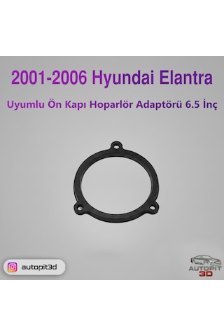 Hyundai Elantra 2001 2006 Uyumlu Ön Kapı Hoparlör Adaptörü 6.5 İnç