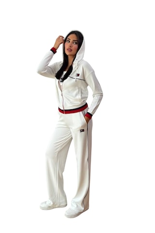 Tommy Hilfiger Bayan 3 "lü Eşofman Takımı Set Beyaz