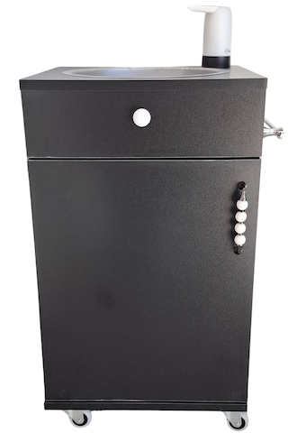 Seyyar Lavabo L10 Siyah Siyah