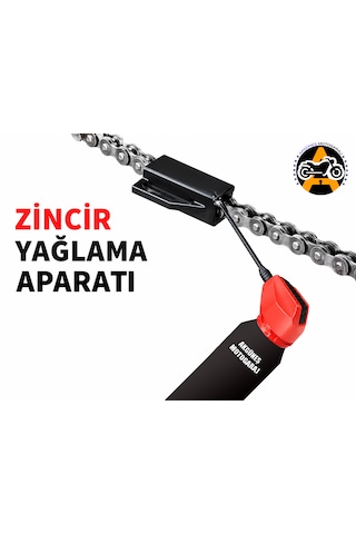Motosiklet Zincir Yağlama Aparatı Evrensel Uyumlu, Tüm Zincirlere Uygun Zincir Yağlama Aleti 1