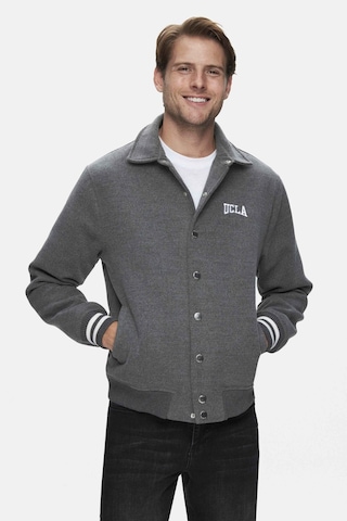 Keane Koyu Gri Kaşe Kolej Ceket Çıtçıtlı Standard Fit Erkek Ceket Koyu Gri