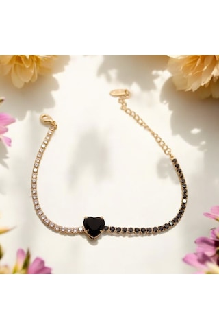 Casera's Kadın Bileklik Csr70124015 Siyah - Gri