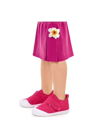 Kiko Kids Rosie Cırtlı Kız Bebek Günlük Ayakkabı Fuşya