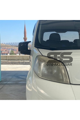 Fiat Fiorino Yarasa Batman Ayna Kapağı Plastik Piano Black 2009-2022 Modeller Arası
