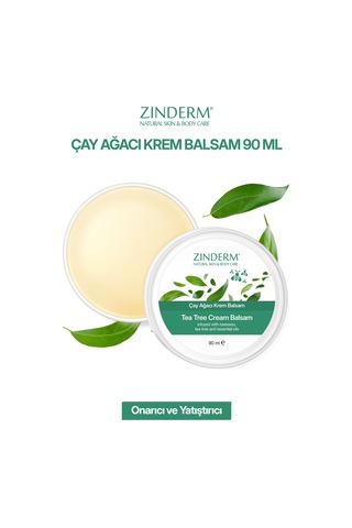 Zinderm Çay Ağacı Yağı Kremi Balsamı 90 ML