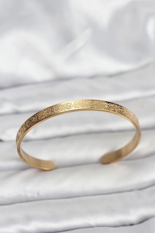 Mey İthalat 316l Çelik Gold Renk Ayetel Kürsi Yazılı Bileklik - Özel Seri Meyeb69403b8500be2818a90b9fac Altın