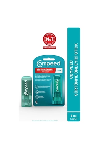 Sürtünme Ve Kabarcık Önleyici Ayak Ve Vücut İçin Stick 8 Ml Su Toplaması Karşıtı X3 Adet