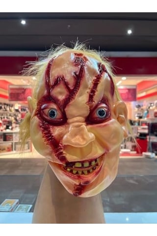 Halloween Chucky Maskesi, Korku Maskesi, Cadılar Bayramı Aksesuarları, Çaki Maskesi