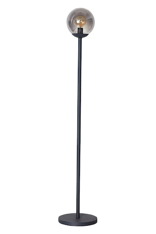 Luzarana Glob Antrasit Metal Gövde Füme Camlı Tasarım Lüx Yerden Aydı...