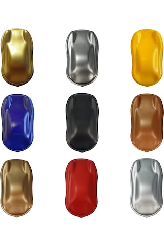 Colorium Plasti Dip Sökülebilir Kauçuk Metalik Gri Sprey Dip B . Gümüş