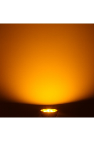 Zmr-121/b.aa 6 Lı 7w Gu10 Led Çanak Ampul Seti Amber Renk Mercekli 540lm Yüksek Verimli Aydınlatma