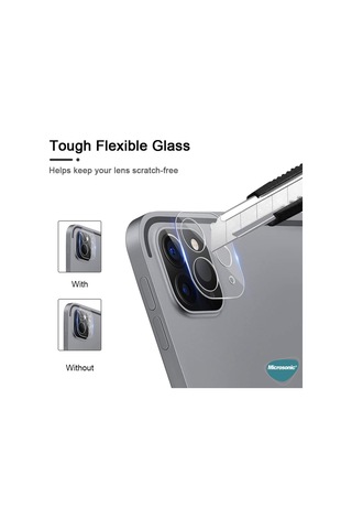 Microsonic Apple Uyumlu iPad Pro 12.9'' 2020 4.Nesil Kamera Lens Cami 439017485