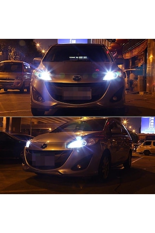 2 Adet Beyaz Renk T10 Dipsiz Led Ampul Park Ampulü Gündüz Farı Yü N11.311