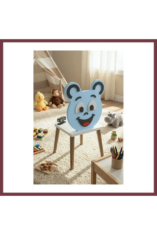 Storeşahin Happy Face Çocuk Sandalyesi Mavi Shn0720