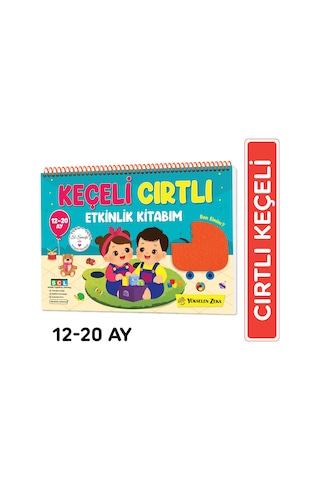 12-20 Ay İlk Cırt Cırtlı - Keçeli Etkinlik Kitabım