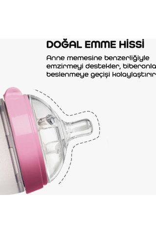 Antikolik Silikon Biberon 2'li 250ml Yeşil- Orta Akışlı 3-6 Ay