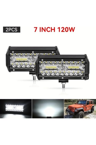 Motion003 280w Led Işık Barı Kombinasyonu 4 Adet 17.78 Cm 28000lm Spot Flood Off-road Araçl