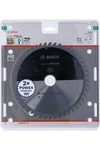 Bosch Standard For Wood 216 x 30 T48 Daire Testere Bıçağı - 2608837723