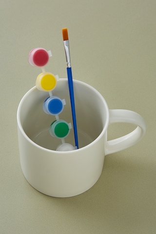 Karaca Boyama Seti Harper Diy Mug 350 Ml Beyaz
