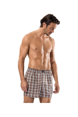 Erdem Erkek Poplin Desenli Boxer 1440 - 3 Adet 001