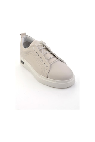 Beyaz Hakiki Deri Erkek Sneaker E01700178003 Beyaz