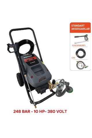 Povver PLT20-MC 248 Bar 7500W Endüstriyel Yüksek Basınçlı Yıkama Makinesi - 0603976902
