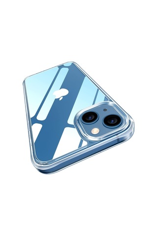 Apple Uyumlu iPhone 13 Kilif Seffaf Silikon Hibrit Case 511351934