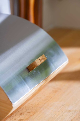 Acar Sirius Bambu Ekmek Saklama Kutusu - 35,5 25 16,5 Cm Ahşap