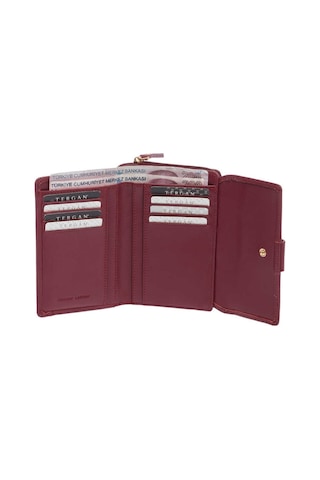 Tergan Bordo Deri Kadın Cüzdan - S1cb00005813-k16 Bordo