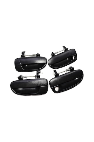Adet Ön Arka Sol Sağ Dış Dış Kapı Kolu Siyah Hyundai Accent 2000-2005 Ne G20241434124 Siyah Diğer