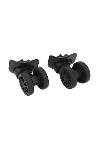 Geeroyoo Abs Kauçuk Vagonluk Tekerlekleri - Yedek Çekçek Valiz Tekerlekleri, Sessiz, Dayanıklı, Kolay Kurulum 2 Adet