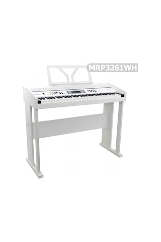 Dijital (Silent) Piyano Manuel Raymond 61 Tuş Beyaz Mrp3261wh