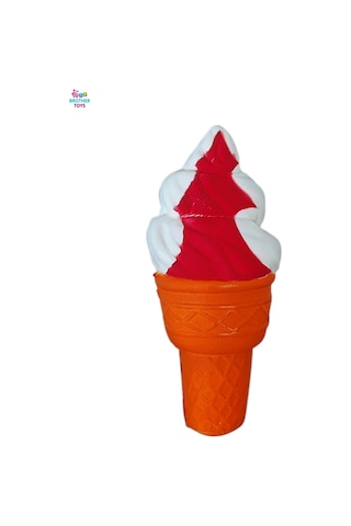 Sukuşi Yavaş Yükselen Çilekli Dondurma Squishy