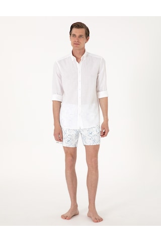 Pierre Cardin Erkek Açık Mavi Deniz Şortu 50307958-vr003 Açık Mavi