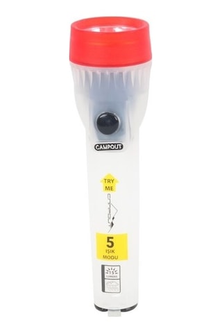 Campout Led El Feneri + Flaşör Ng 182 Siyah