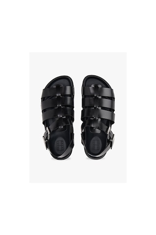 Kadın Tjw Fisherman Patent Sandalet Siyah