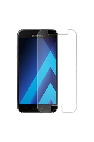 Samsung Uyumlu Galaxy A3 2017 Nano Kırılmaz Cam Ekran Koruyucu Şeffaf