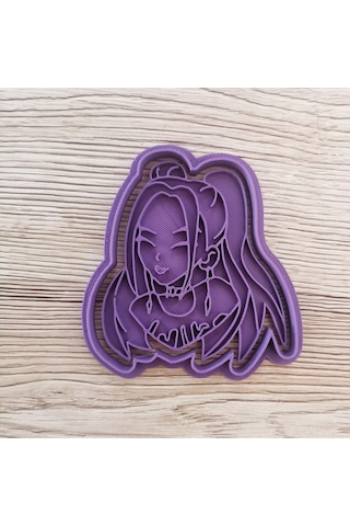 Kpop Demon Hunters Figürlü Özel Tasarım Kurabiye Kalıbı Seti Pasta Süsleme Çok Renkli