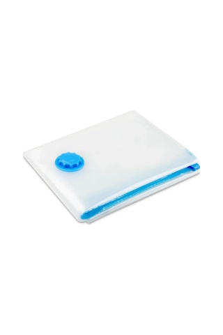 Hangfox 6 Adet 50x70cm Orta Boy Vakumlu Depolama Çantaları - İçki, Kumaş, Battaniye İçin Hafifletici Ve Su Geçirmez Saklama Çantaları Şeffaf