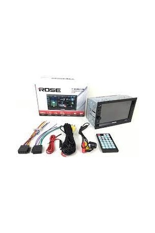 Rose DC-6300 Bt 7 Inç Double Oto USB Sd Bluetooth Teyp