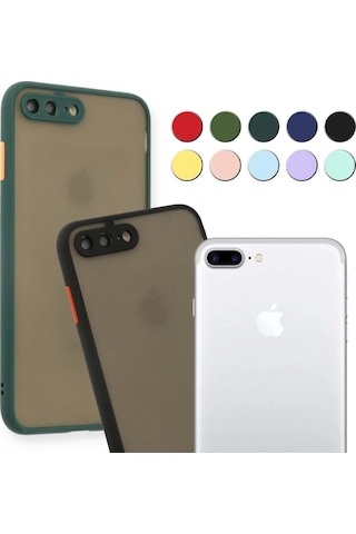Fitcase Apple Uyumlu iPhone 7 Plus / 8 Plus Kilif Montrea Silikon Arka Kapak 560385722